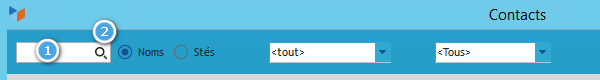 recherche contact